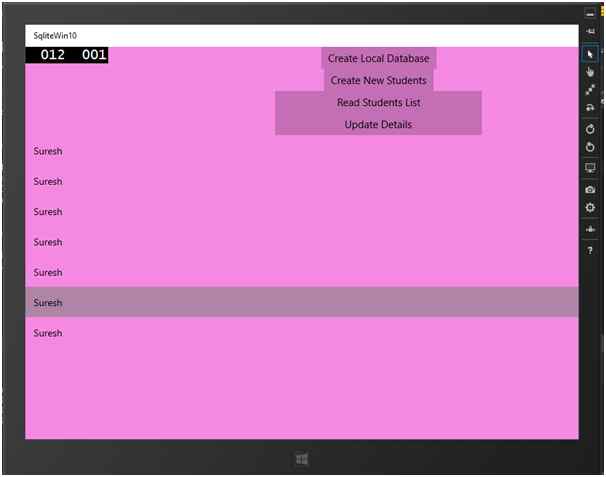 Windows 10 Stimulator